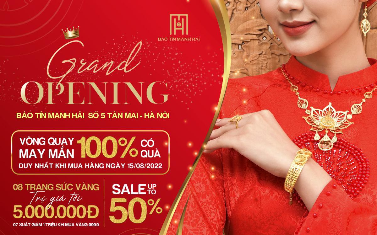Bảo Tín Mạnh Hải bùng nổ khai trương cửa hàng thứ 8 tại Hà Nội