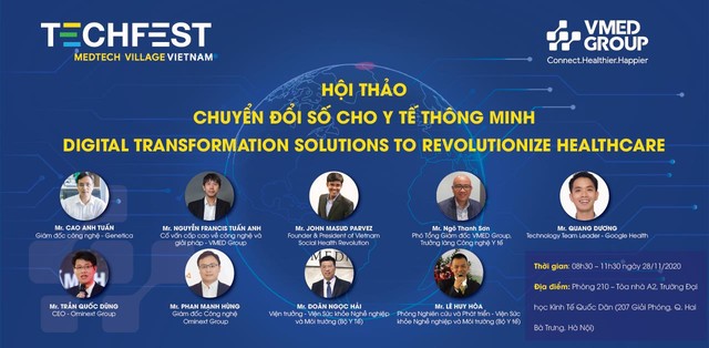 Làng Công nghệ Y tế tại Techfest 2020: Tạo nền tảng kết nối, thúc đẩy chuyển đổi số cho y tế thông minh tại Việt Nam - Ảnh 4.