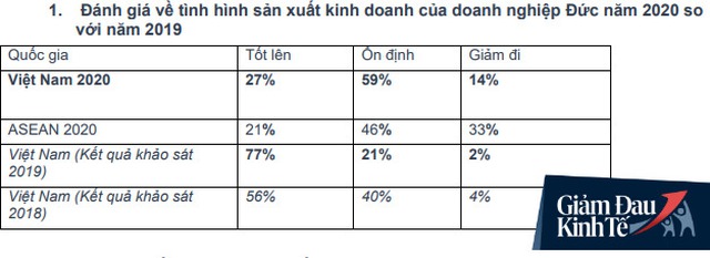 55% DN Đức tại Việt Nam đối mặt với tình trạng hủy đơn hàng, một nửa trong số đó phải hoãn vô thời hạn các dự định đầu tư mới do Covid-19 - Ảnh 1.