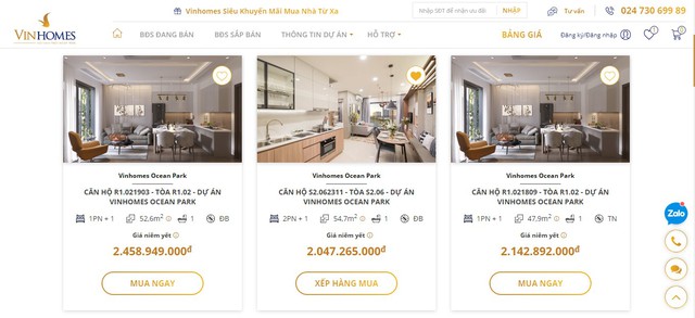 Vinhomes ra mắt sàn giao dịch BĐS trực tuyến: Khách hàng có thể online mua nhà giá gốc, chỉ cần 4 thao tác là hoàn tất giao dịch - Ảnh 2.