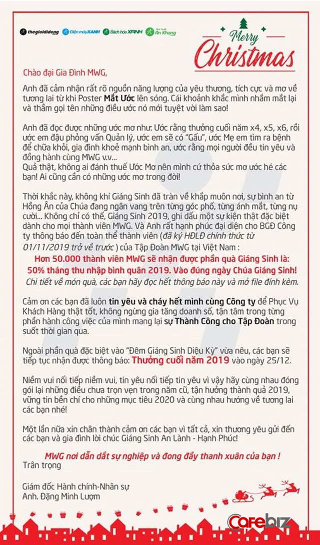 Chủ tịch Nguyễn Đức Tài chia sẻ lý do dù bị giảm lương nhưng nhân viên Thế giới Di động không hề buồn bực hay nói xấu công ty - Ảnh 1.