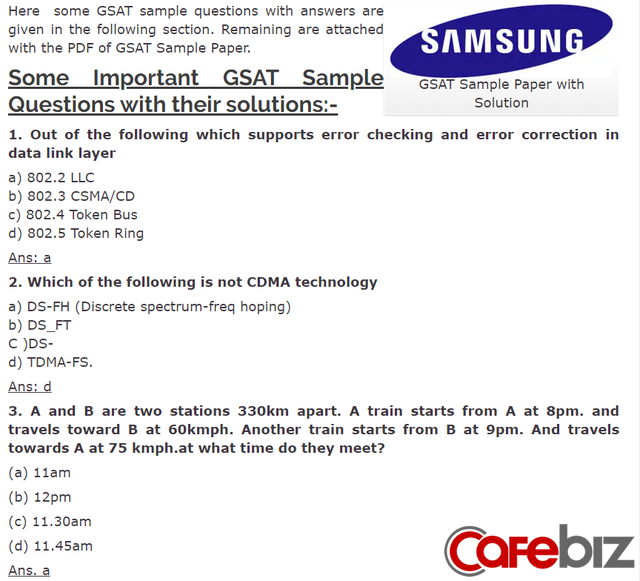 Sốc với quy trình tuyển dụng căng hơn thi đại học của Samsung Việt Nam - Ảnh 3.