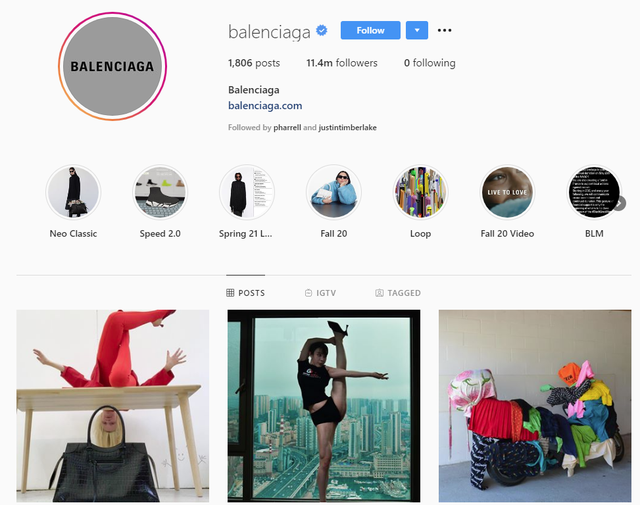 Balenciaga mama  Instagram