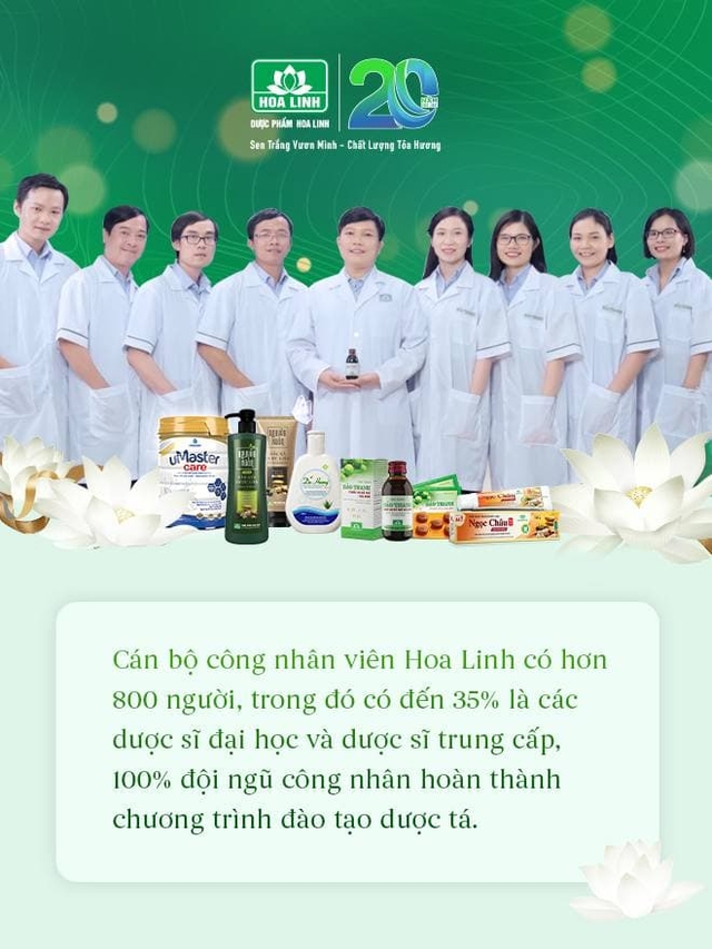 Trí tuệ - tận tâm - tử tế: Giá trị con người tạo nên thành công của Dược Hoa Linh - Ảnh 1.