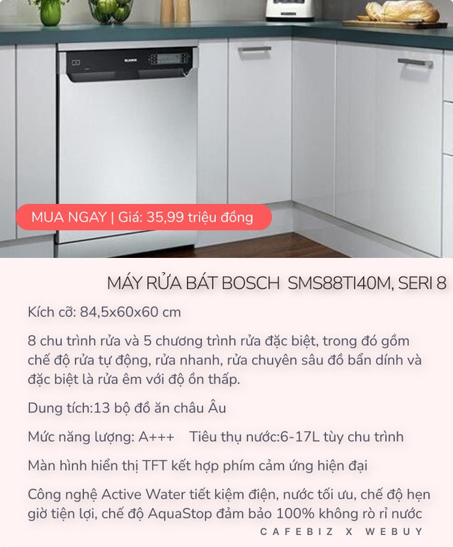 Sở hữu hơn gần 150 tỷ USD, đáng lẽ Bill Gates nên tham khảo 1 vài chiếc máy rửa bát cao cấp như thế này thời còn hạnh phúc bên vợ - Ảnh 5.