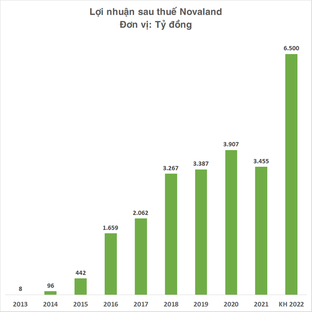 Sở hữu quỹ đất 10.600ha, Novaland đặt mục tiêu lãi 6.500 tỷ đồng năm 2022 - Ảnh 2.