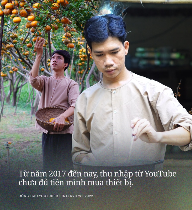 (4/5) (xem lại tít giúp em) YouTuber Đồng Hao: Làm video từ năm 2017, thu về chỉ khoảng 5 triệu/tháng, từng bị chửi rủa vì hiểu lầm copy phong cách - Ảnh 3.