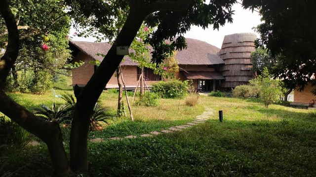 Trở về thiên nhiên cùng resort ngay gần Hà Nội: Giải vàng kiến trúc châu Á, phong cách Làng trong Làng, không gian 4 mùa xanh mát - Ảnh 2.