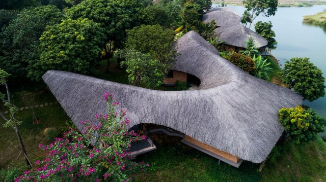Trở về thiên nhiên cùng resort ngay gần Hà Nội: Giải vàng kiến trúc châu Á, phong cách Làng trong Làng, không gian 4 mùa xanh mát - Ảnh 4.