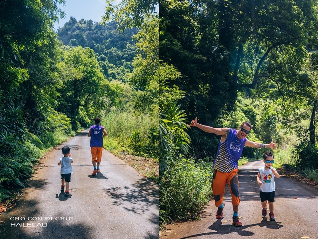 Cậu bé 3 tuổi cùng bố khám phá Cát Bà: 22 tháng tuổi đã trekking, băng rừng, luôn thích thú với những chuyến trải nghiệm - Ảnh 4.