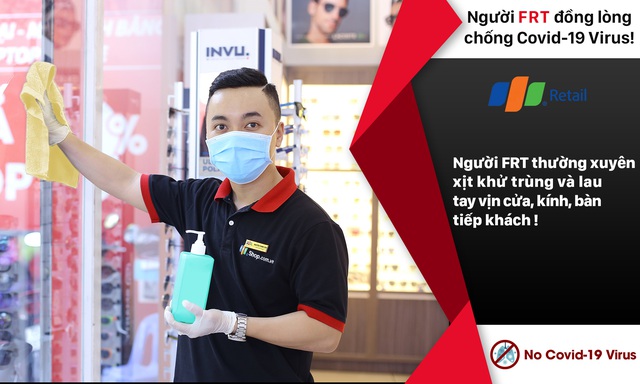 FPT Retail chống dịch Covid-19: Toàn bộ nhân viên đeo khẩu trang, dừng các chuyến công tác nước ngoài, khử trùng toàn bộ văn phòng và cửa hàng gần vùng dịch - Ảnh 1.